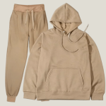 Matching Tracksuit Set Brown