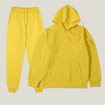 Matching Tracksuit Set Yellow