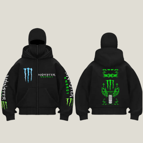 Monster Energy Drink Hoodie Black