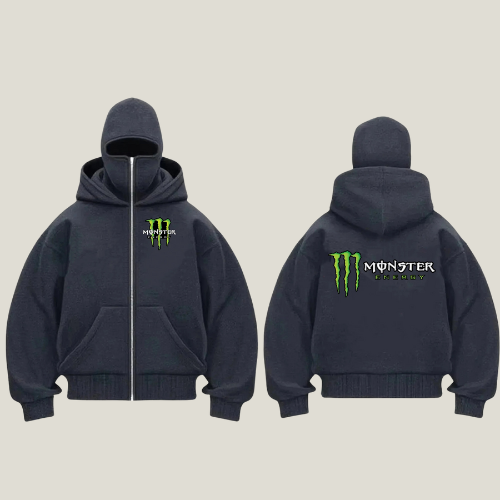 Monster Energy Hoodie Dark Grey