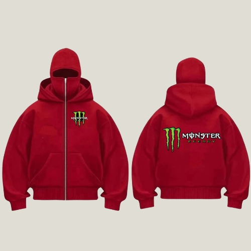 Monster Energy Hoodie Red
