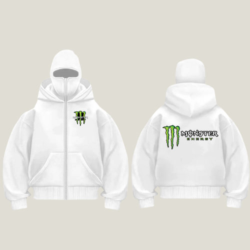 Monster Energy Hoodie White