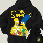 Simpsons Hoodie Black