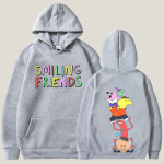 Smiling Friends Hoodie Grey