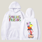 Smiling Friends Hoodie White