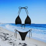 Black Hot Micro String Bikini