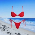 Brazilian String Bikini Red