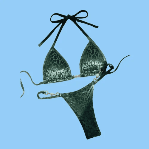Emerald Green Micro String Bikini