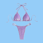 Lavender Micro String Bikini