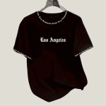 Los Angeles Oversized T-Shirt Black