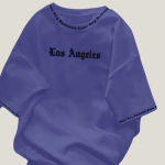 Los Angeles Oversized T-Shirt Purple