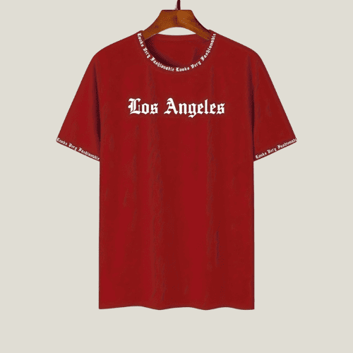 Los Angeles Oversized T-Shirt Red