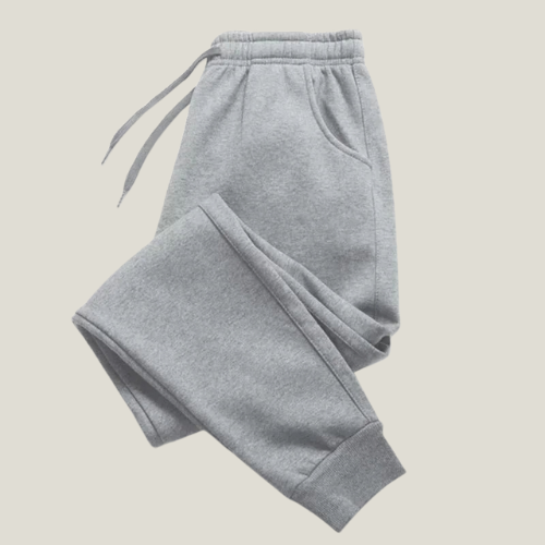 Plain Joggers for Men in Grey