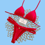 Red Brazilian String Bikini