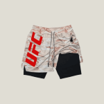 Venum UFC Fusion Fight Shorts - Desert Beige Camo